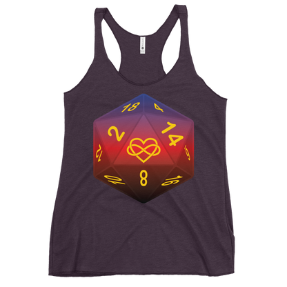 Pride Dice - Polyamory Women's Racerback Tank