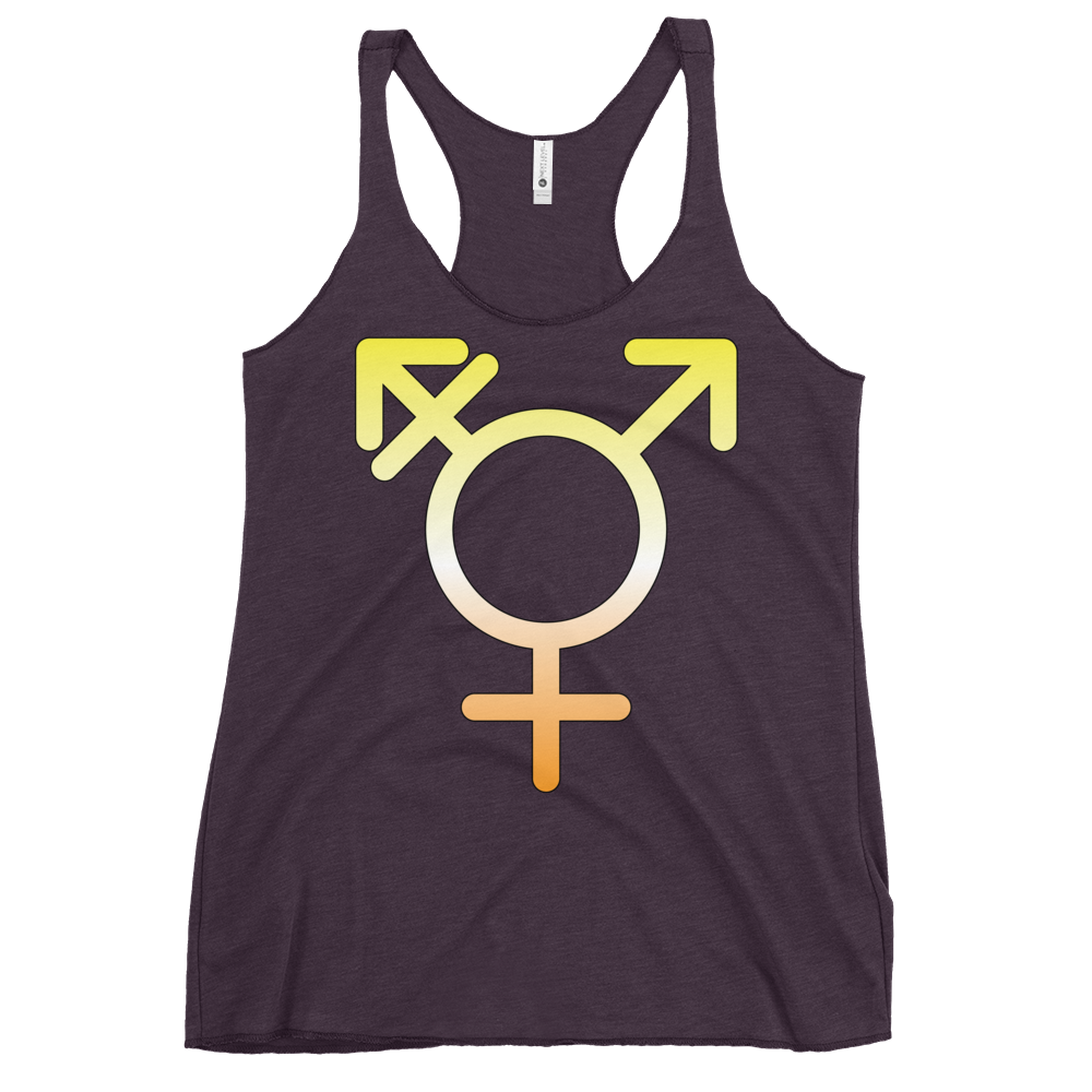 Transgender Symbol - Maverique Pride Women's Racerback Tank