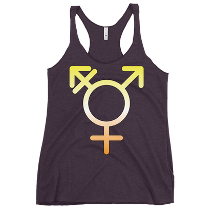 Transgender Symbol - Maverique Pride Women's Racerback Tank