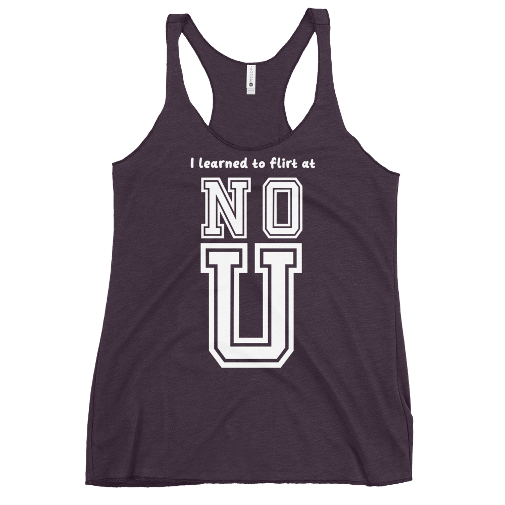 NO U Women's Racerback Tank