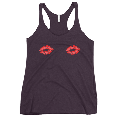 Boob Kisses Women's Racerback Tank