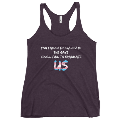 Fail To Eradicate Us Women's Racerback Tank