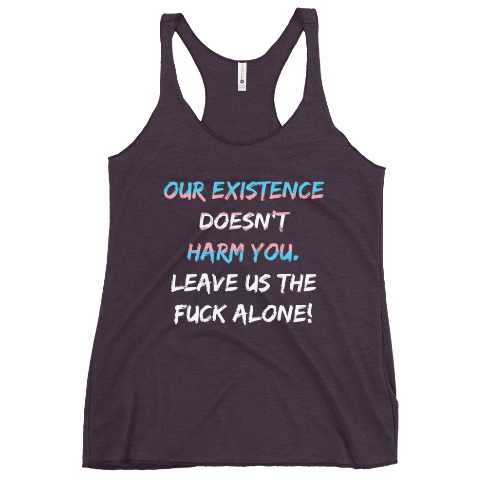 Leave Us Alone Women's Racerback Tank