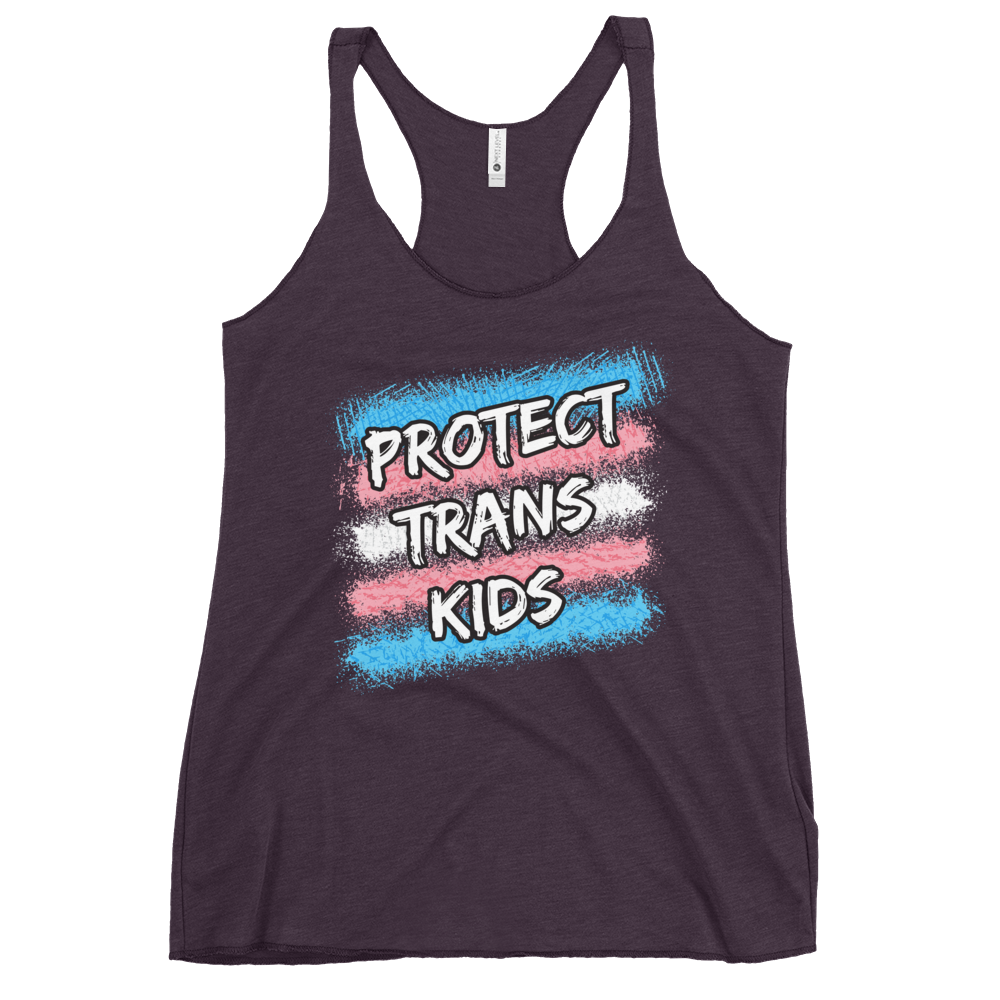 Protect Trans Kids Women's Racerback Tank