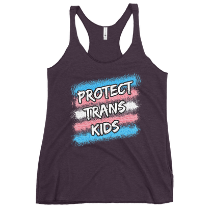 Protect Trans Kids Women's Racerback Tank