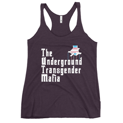 Underground Transgender Mafia Women's Racerback Tank