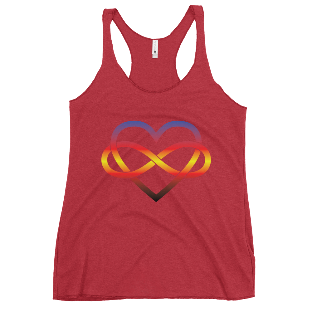 Polyamory Infinity Heart - Polyamory Women's Racerback Tank