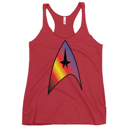 Starfleet Insignia - Polyamory Pride Women's Racerback Tank