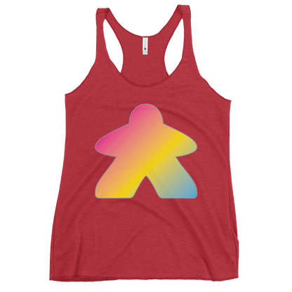 Queerple - Pansexual Pride Women's Racerback Tank