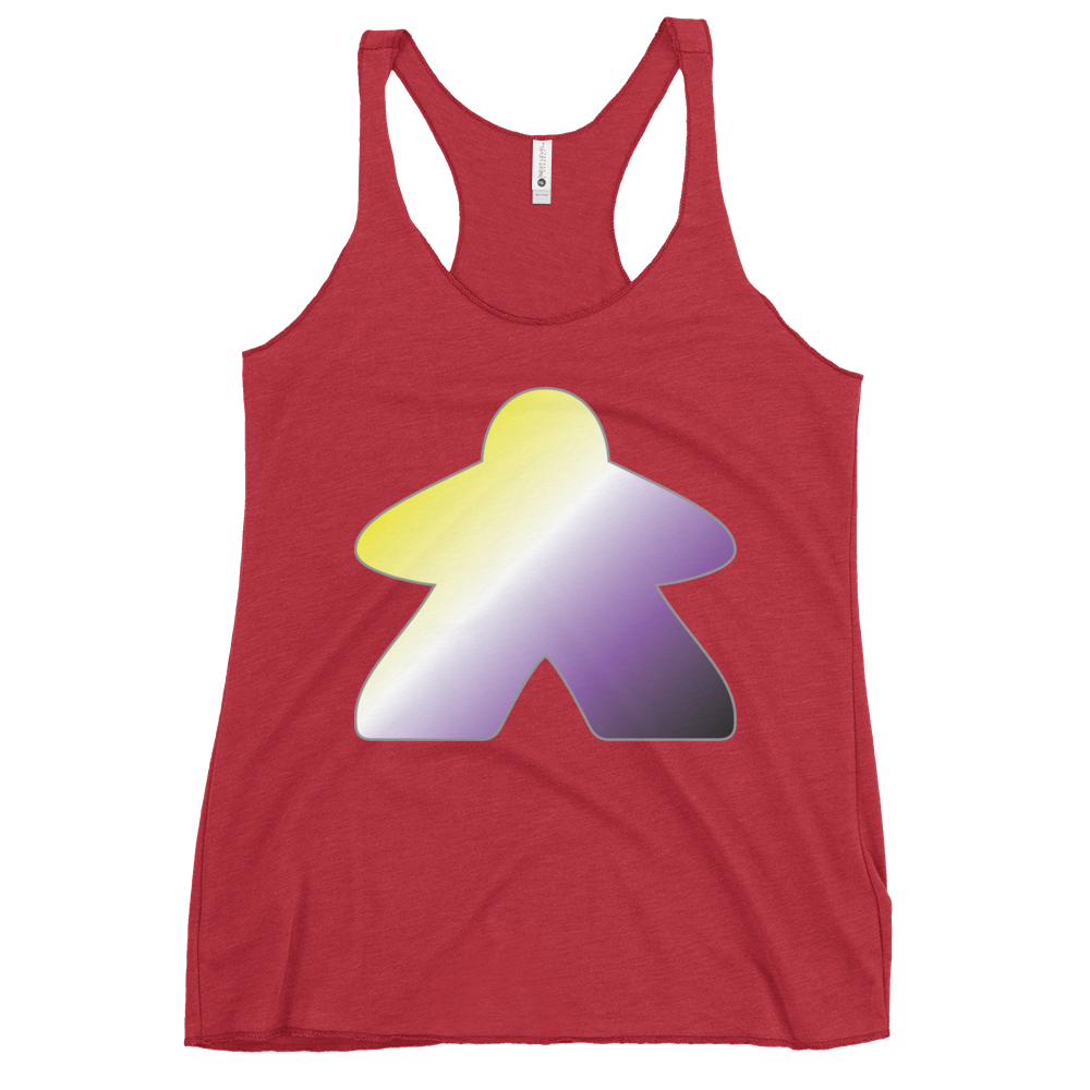 Queerple - Non-binary Pride Women's Racerback Tank