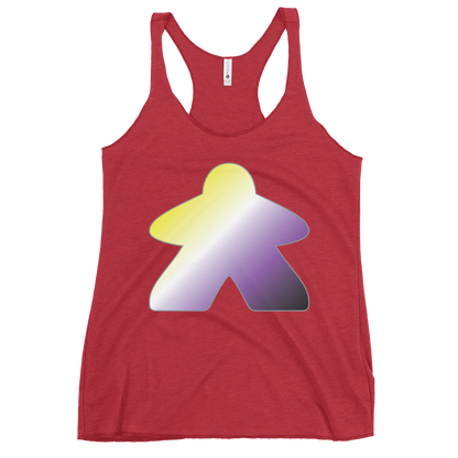 Queerple - Non-binary Pride Women's Racerback Tank