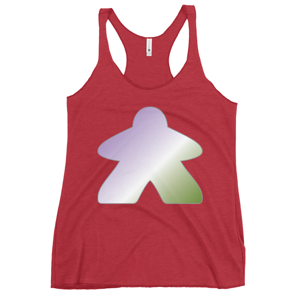 Queerple - Genderqueer Pride Women's Racerback Tank