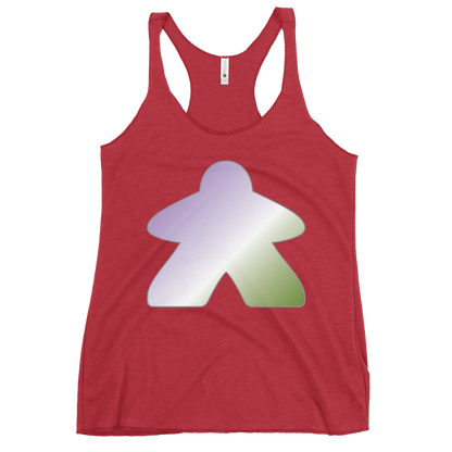 Queerple - Genderqueer Pride Women's Racerback Tank