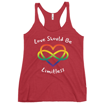 Love Should Be Limitless Women's Racerback Tank