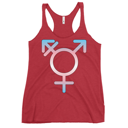 Transgender Symbol - Trans Pride Women's Racerback Tank