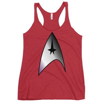 Starfleet Insignia - Asexual/Demisexual Pride Women's Racerback Tank