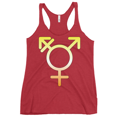 Transgender Symbol - Maverique Pride Women's Racerback Tank