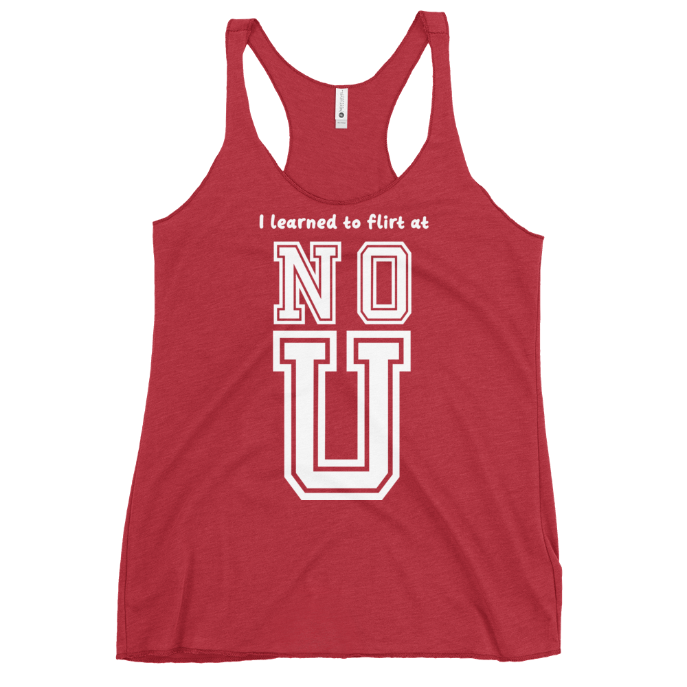 NO U Women's Racerback Tank