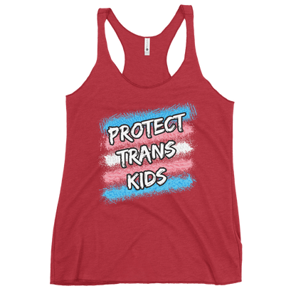 Protect Trans Kids Women's Racerback Tank