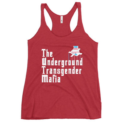 Underground Transgender Mafia Women's Racerback Tank