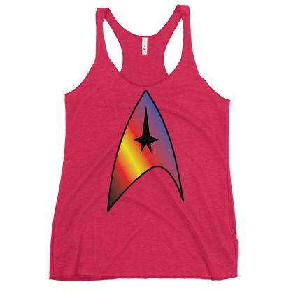 Starfleet Insignia - Polyamory Pride Women's Racerback Tank