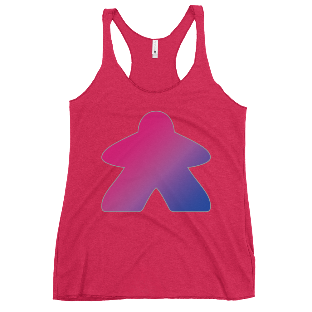 Queerple - Bisexual Pride Women's Racerback Tank