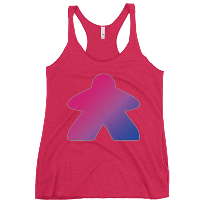 Queerple - Bisexual Pride Women's Racerback Tank