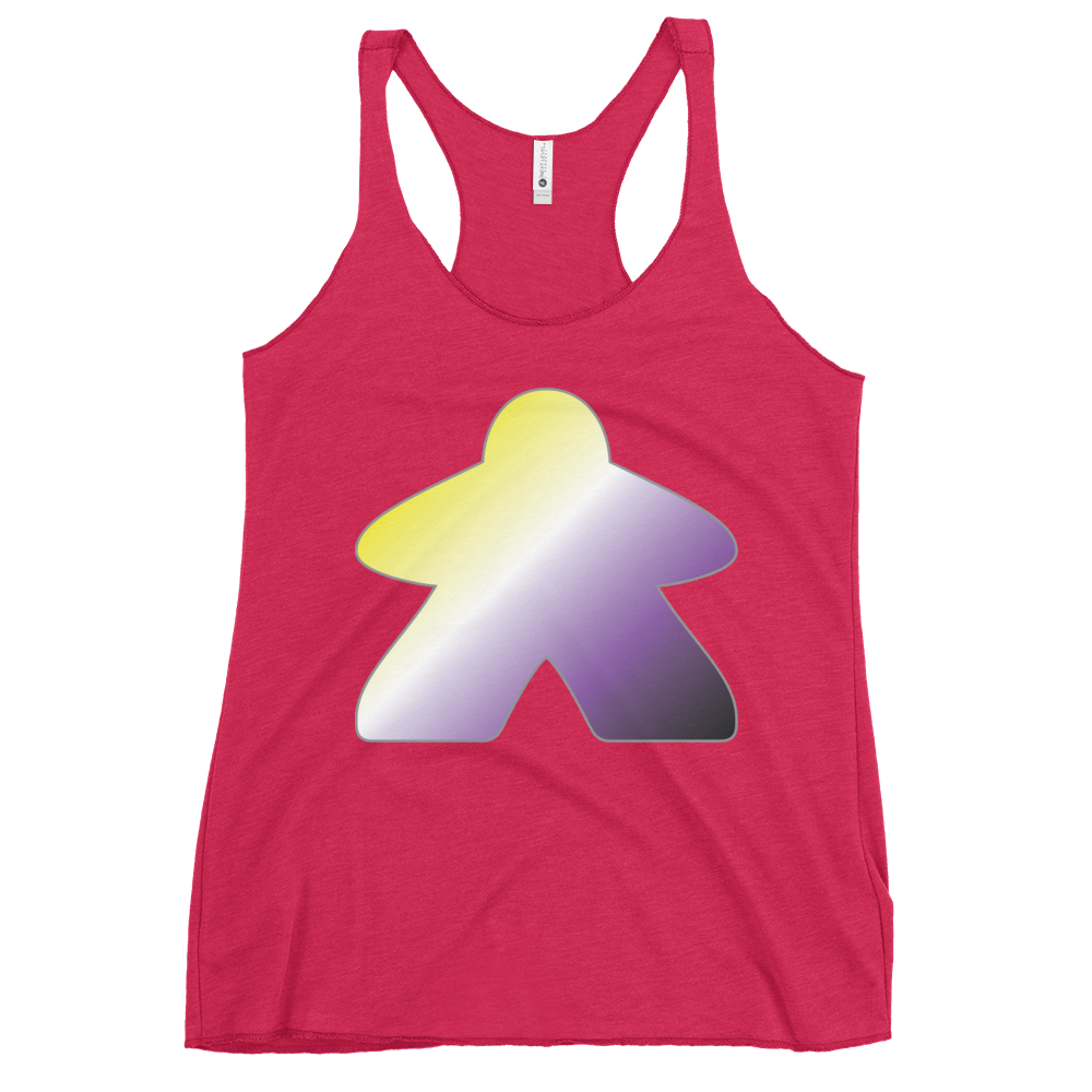 Queerple - Non-binary Pride Women's Racerback Tank