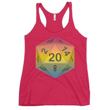 Pride Dice - Pansexual Women's Racerback Tank