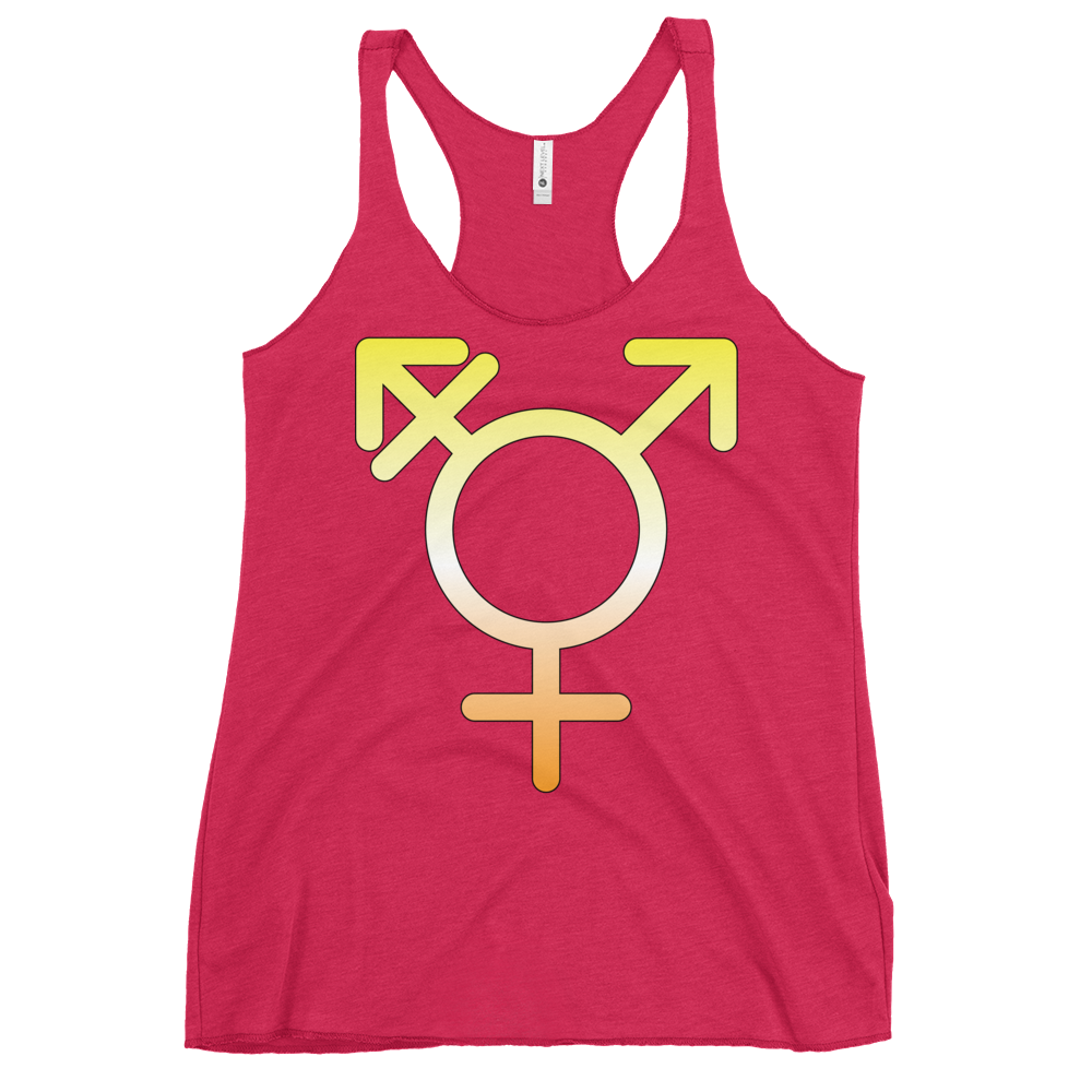 Transgender Symbol - Maverique Pride Women's Racerback Tank