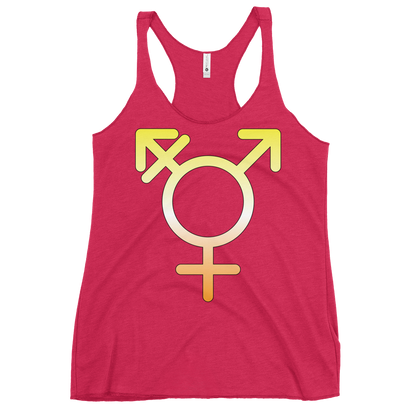 Transgender Symbol - Maverique Pride Women's Racerback Tank