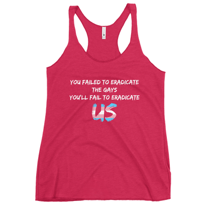 Fail To Eradicate Us Women's Racerback Tank