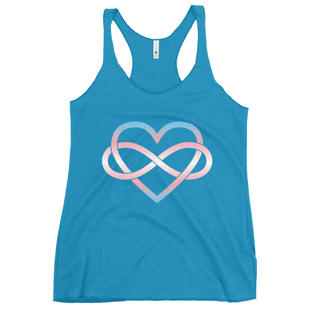 Polyamory Infinity Heart - Trans Women's Racerback Tank