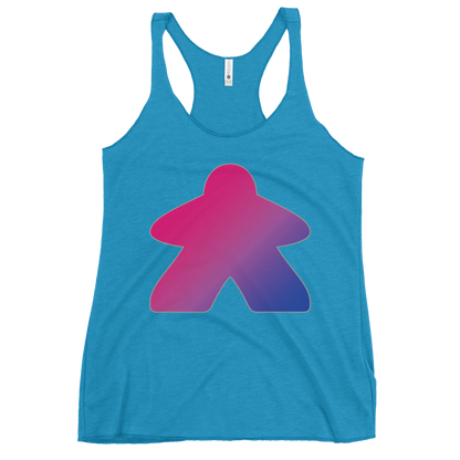 Queerple - Bisexual Pride Women's Racerback Tank