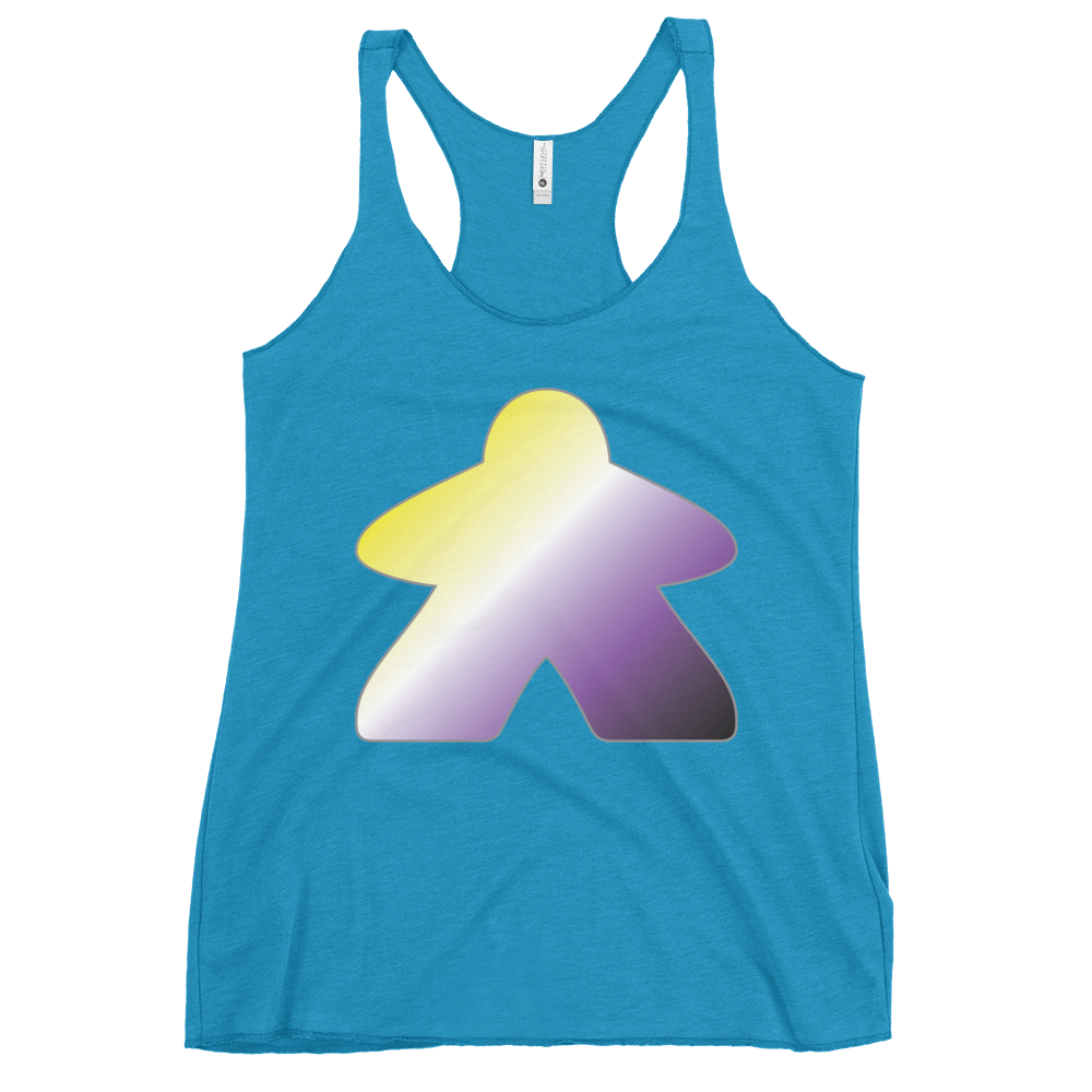 Queerple - Non-binary Pride Women's Racerback Tank