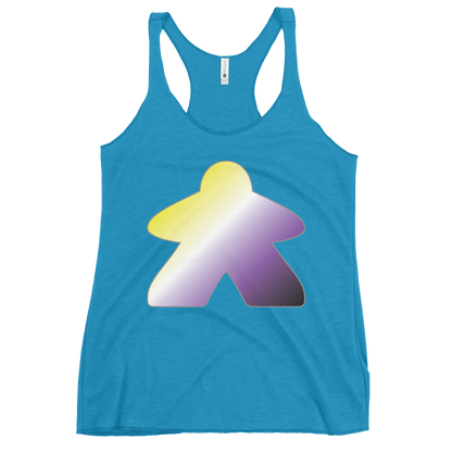 Queerple - Non-binary Pride Women's Racerback Tank