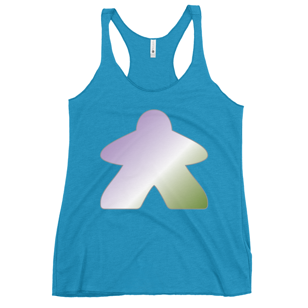 Queerple - Genderqueer Pride Women's Racerback Tank