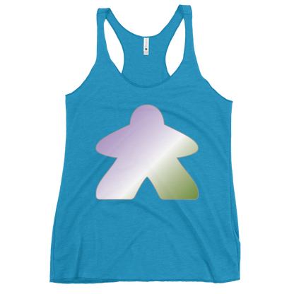 Queerple - Genderqueer Pride Women's Racerback Tank