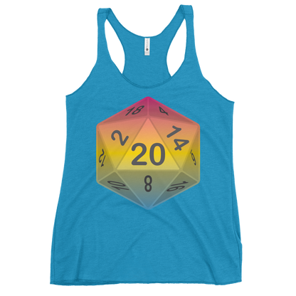 Pride Dice - Pansexual Women's Racerback Tank