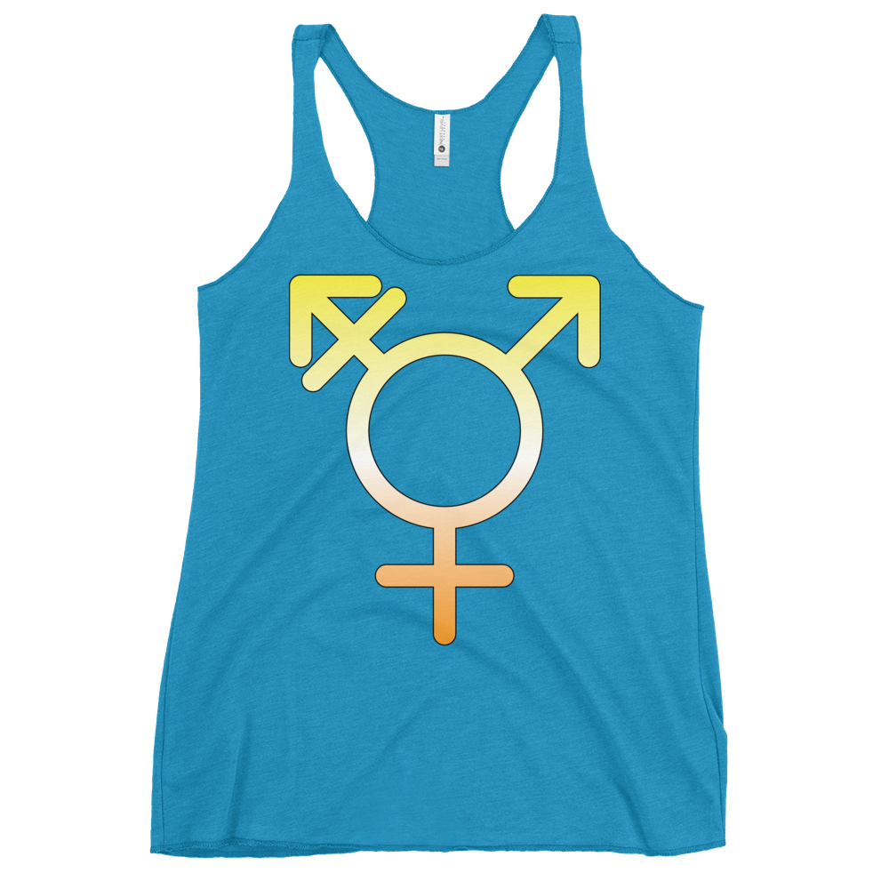 Transgender Symbol - Maverique Pride Women's Racerback Tank