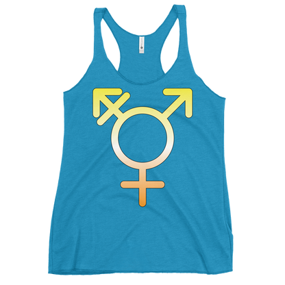 Transgender Symbol - Maverique Pride Women's Racerback Tank