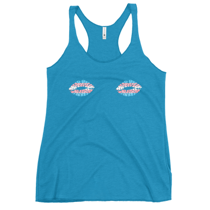 Trans Boob Kisses Women's Racerback Tank