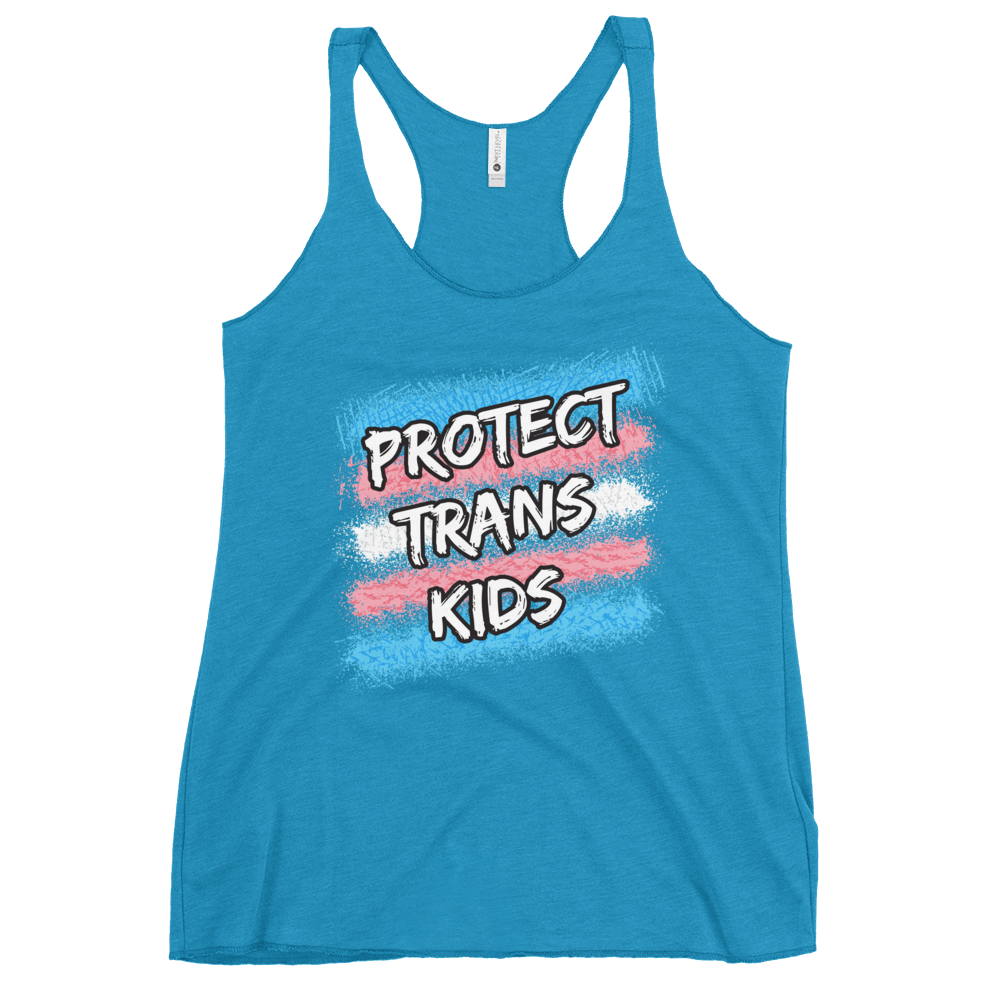 Protect Trans Kids Women's Racerback Tank