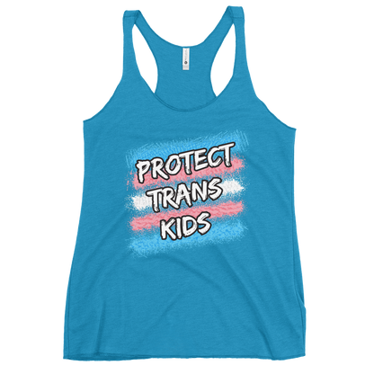 Protect Trans Kids Women's Racerback Tank