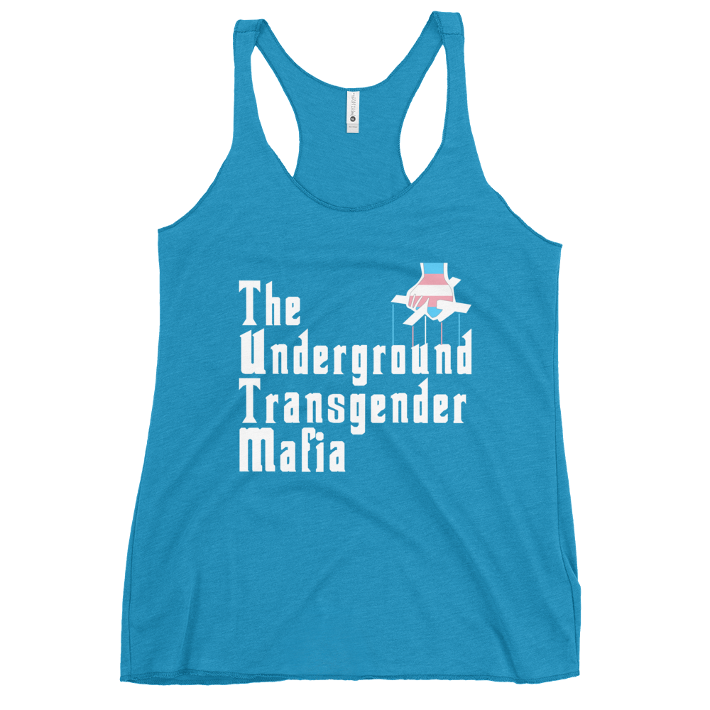 Underground Transgender Mafia Women's Racerback Tank